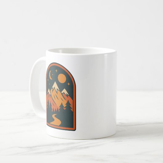 Celestial Landscape Classic Mug コーヒーマグカップ (正面左)