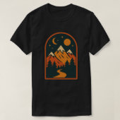 Celestial Landscape Men's Dark T-Shirt Tシャツ (デザイン正面)