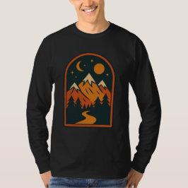 Celestial Landscape Men's  Long Sleeve T-Shirt Tシャツ
