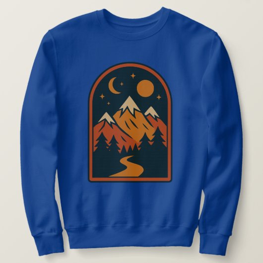 Celestial Landscape Men's Sweatshirt スウェットシャツ (デザイン正面)