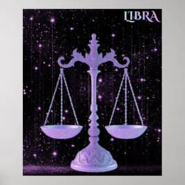 Celestial Libra – Astrology Art ポスター