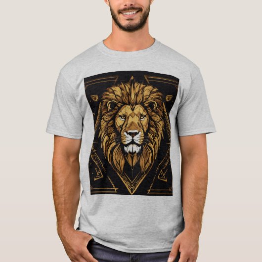 Celestial Lion T-Shirt – PremiuMen's Basic T-Shirt Tシャツ (正面)