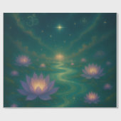 Celestial Lotus Wrapping Paper ラッピングペーパー (フラット)