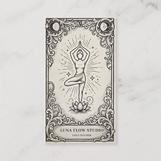 Celestial Lotus Yoga Instructor 名刺 (正面)