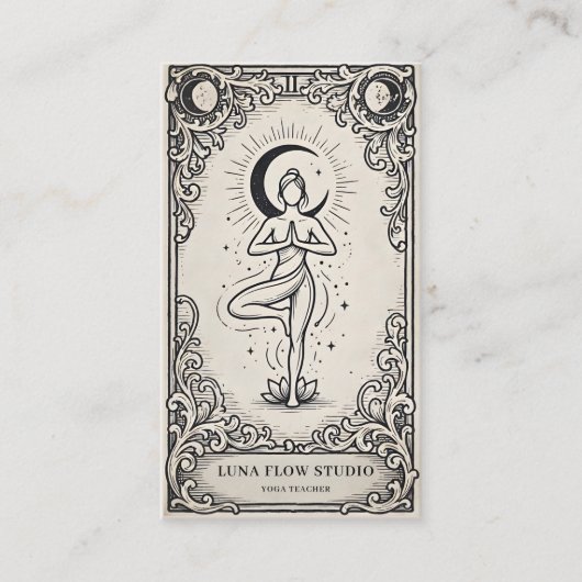 Celestial Lotus Yoga Instructor 名刺 (正面)