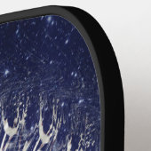 Celestial Mandala Galaxy Art ピックルボールラケット (左詳細)