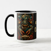 Celestial Masculine Zodiac Cancer design マグカップ (左)