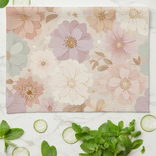 Celestial Meadow Floral  キッチンタオル (折り畳み)