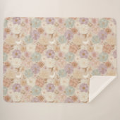 Celestial Meadow Floral  シェルパブランケット (正面(横))