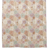 Celestial Meadow Floral シャワーカーテン (正面)