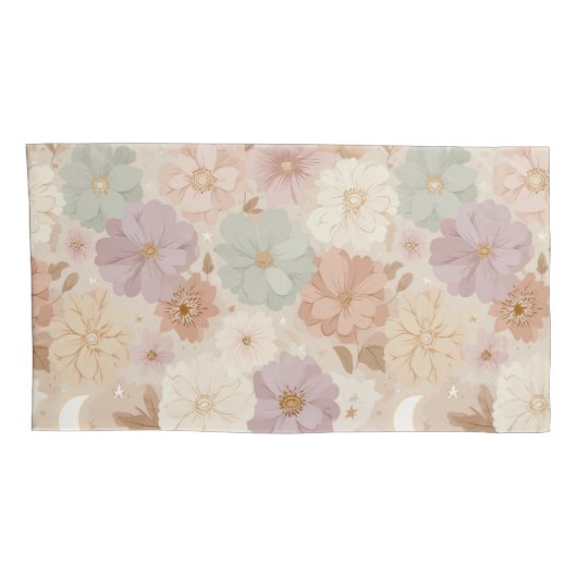 Celestial Meadow Floral 枕カバー (裏面-右)