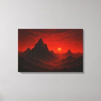 Celestial Meadow Nightscape キャンバスプリント