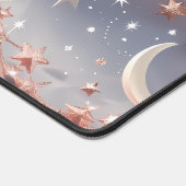 Celestial Moon Astrology – Marble White デスクマット (コーナー)