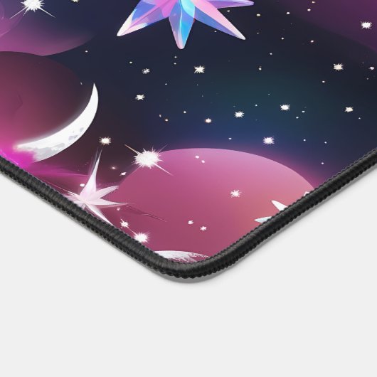 Celestial Moon Astrology – Tourmaline Opal デスクマット (コーナー)