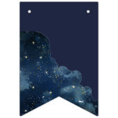 Celestial Moon Baby Shower Banner | Whale & Moon P バンティングフラッグ (第3の旗)