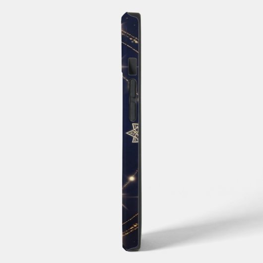 Celestial Moon Cycle Mandala – Sacred Geometry Case-Mate iPhoneケース (裏面 / 左)