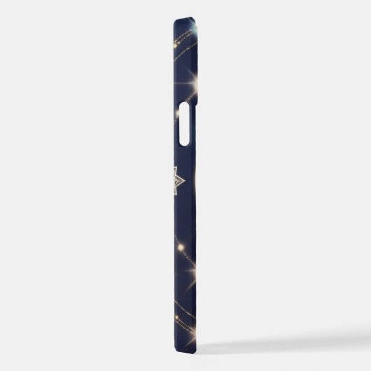 Celestial Moon Cycle Mandala – Sacred Geometry iPhoneケース (右側面)