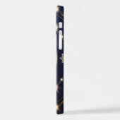 Celestial Moon Cycle Mandala – Sacred Geometry iPhoneケース (左側面)