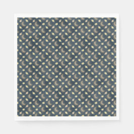 Celestial Moon & Daffodil Baby Shower Napkins スタンダードランチョンナプキン