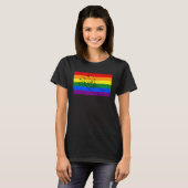 Celestial Moon Gay Pride Flag Crystal Collector Bo Tシャツ (正面フル)