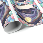 Celestial Moon Gift Wrapping Paper  ラッピングペーパー (ロールコーナー)
