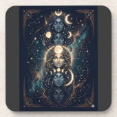 Celestial Moon Goddess Mystical コースター (正面)