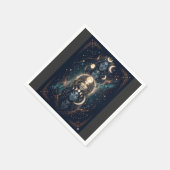 Celestial Moon Goddess Mystical スタンダードカクテルナプキン (角)