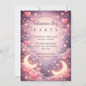 Celestial Moon Hearts Valentine 招待状 (正面)