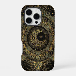 Celestial Moon Mandala | Art iPhone 16 Pro Case Proケース