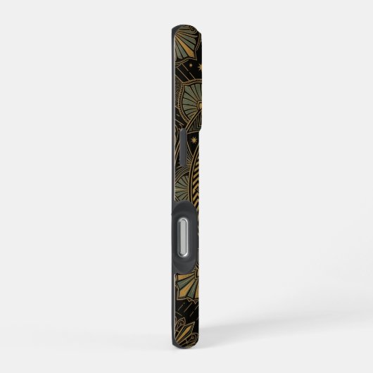 Celestial Moon Mandala | Art iPhone 16 Pro Case iPhoneケース (右側面)