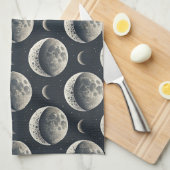 Celestial Moon Phase (1) キッチンタオル (四つ折り)