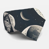 Celestial Moon Phase (1) ネクタイ (ロール)