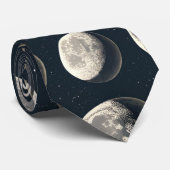 Celestial Moon Phase (3) ネクタイ (ロール)