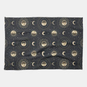 Celestial Moon Phase (4) キッチンタオル (横)