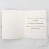 Celestial Moon Phase Mother's Day Card カード (内部)