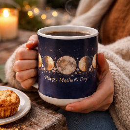 Celestial Moon Phase Mother's Day Mug コーヒーマグカップ