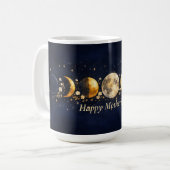 Celestial Moon Phase Mother's Day Mug Large 15oz コーヒーマグカップ (正面左)
