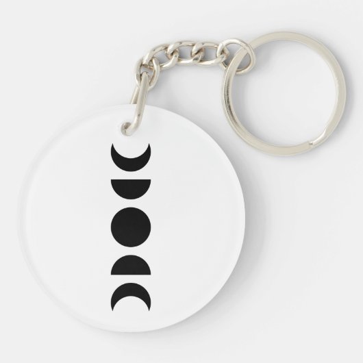 Celestial Moon Phases キーホルダー (裏面)