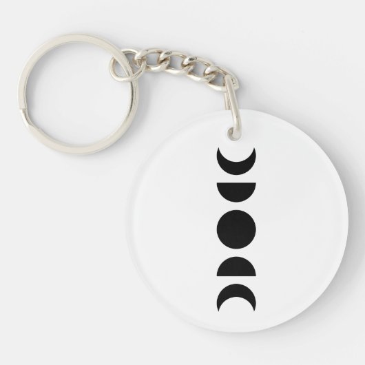 Celestial Moon Phases キーホルダー (正面)