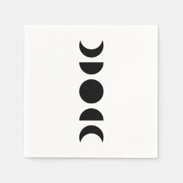 Celestial Moon Phases スタンダードカクテルナプキン