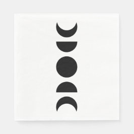 Celestial Moon Phases スタンダードランチョンナプキン