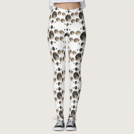 Celestial Moon Phases Mandala Astronomy Art レギンス