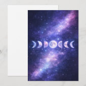 Celestial Moon Phases Mother’s Day Card シーズンカード (正面/裏面)