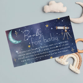 Celestial Moon & Stars Baby Books エンクロージャーカード