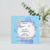 Celestial Moon Stars, Dark Blue And Gold 招待状 (スタンド正面)