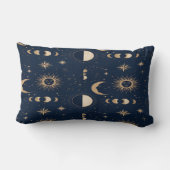 Celestial Moon Stars Pillow ランバークッション (裏面)
