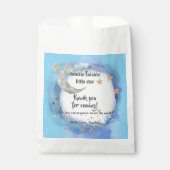 Celestial Moon Stars, Royal Blue And Gold Abstract フェイバーバッグ (正面)