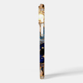 Celestial Moon Sun iPhone Case Stained Glass Gold Case-Mate iPhoneケース (裏面 / 左)