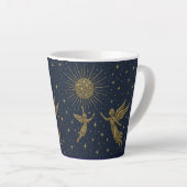 Celestial Moon & Sun Latte Mug – Mystical Night Sk カフェラテマグ (右アングル)