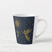 Celestial Moon & Sun Latte Mug – Mystical Night Sk カフェラテマグ (右)